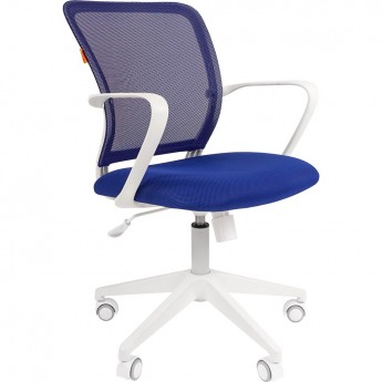 Кресло для оператора CHAIRMAN 698 WHITE синий Кресло для оператора CHAIRMAN 698 WHITE синий